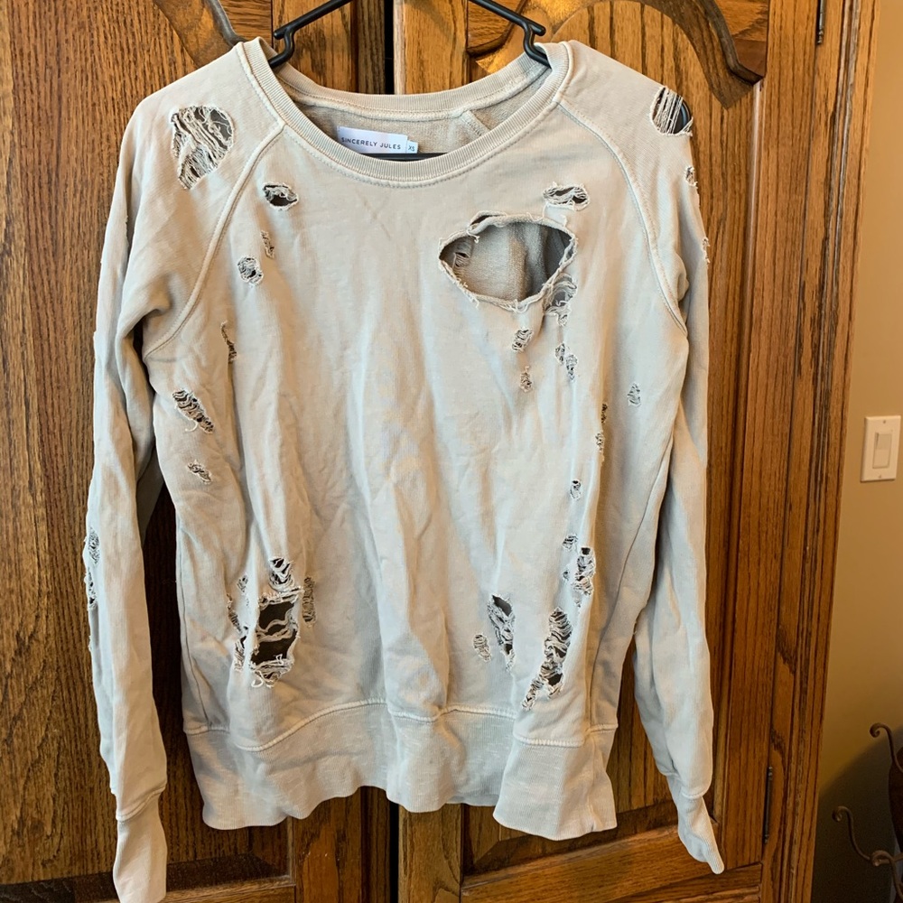 Pretty cool sweatshirt with holes